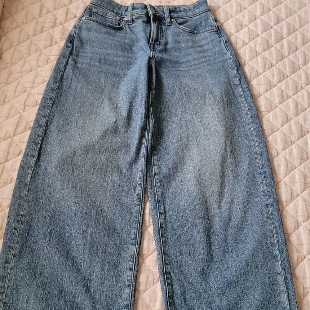 The Curvy Perfect VIntage Wide-Leg Jean by Madewell. Size 26P.